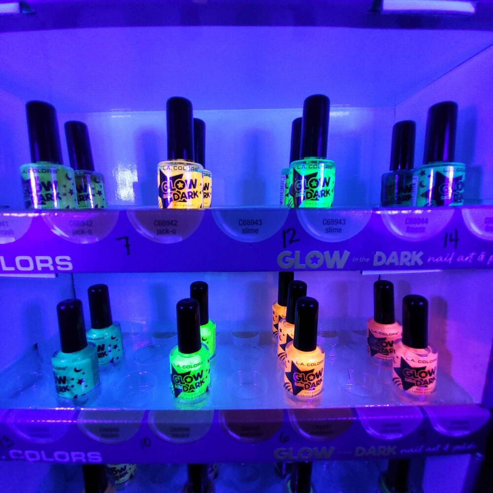 Glow In The Dark/ black light Halloween rave club y2k Nail Art kidcore - Picture 13 of 16